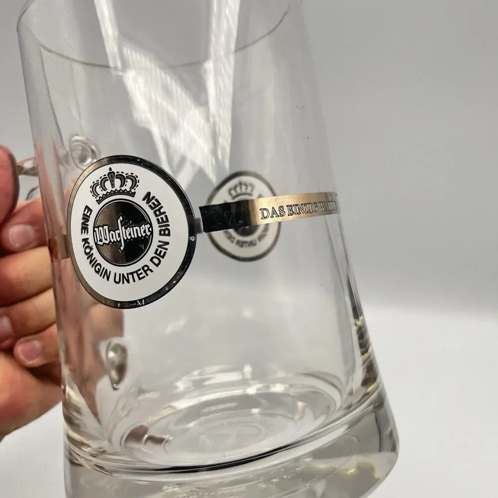 Warsteiner Glass Pint Tankard Glass Germany